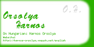 orsolya harnos business card
